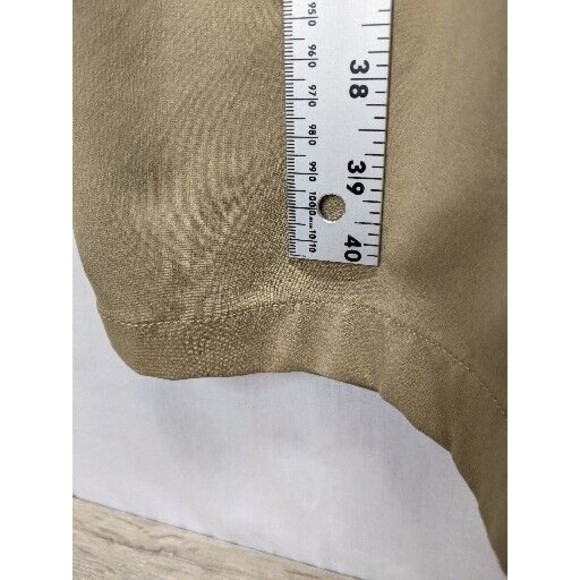 Adidas Mens Sz 38x33 Golf Pants Beige Performance Polyester Flat Front - Picture 6 of 9